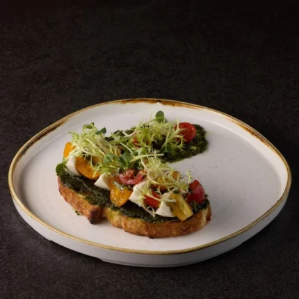 Burrata Open Sandwich