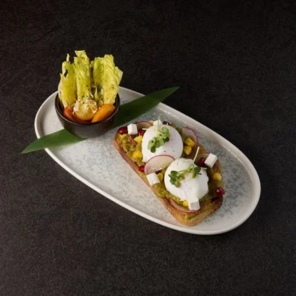 Poached Egg Open Sandwich